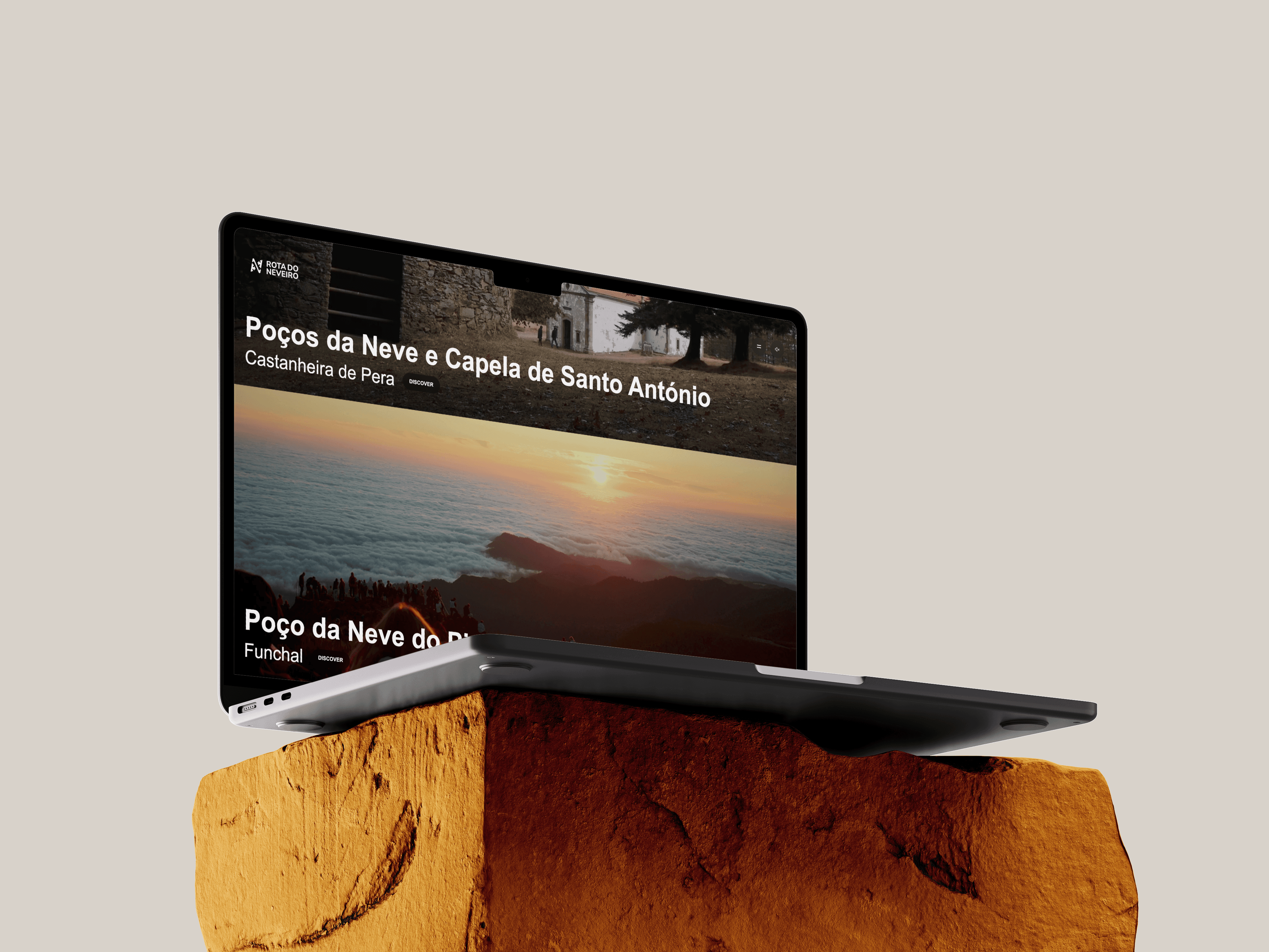 Website computer mockup